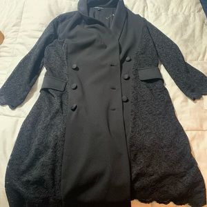 PRELUDE- Black Blazer Dress